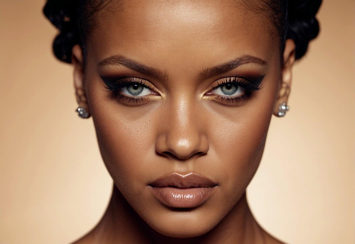 Rihanna's impact on beauty: a diverse range of skin tones, natural beauty, and confidence